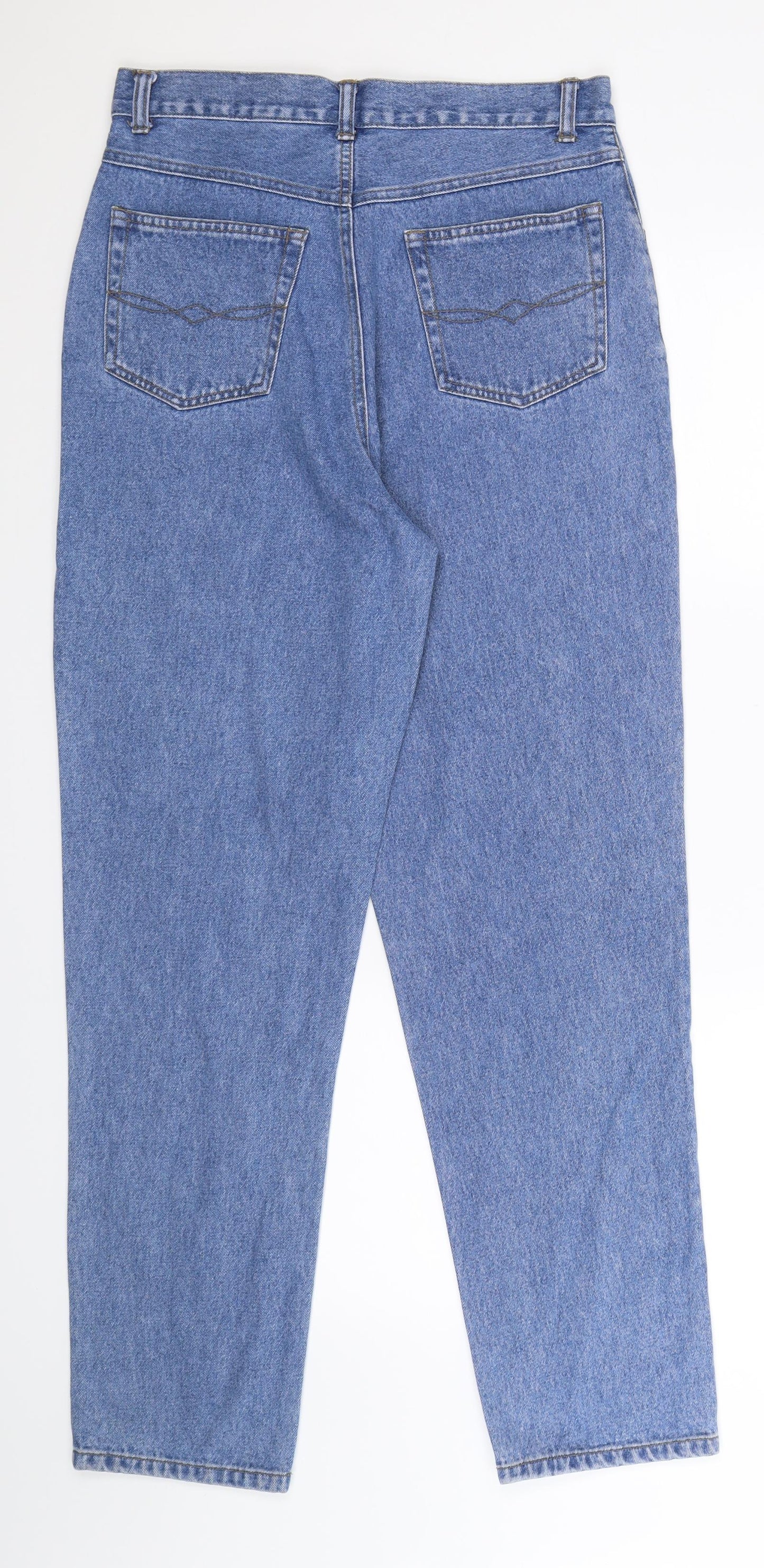 Directions Womens Blue  Denim Straight Jeans Size 30 in L30 in