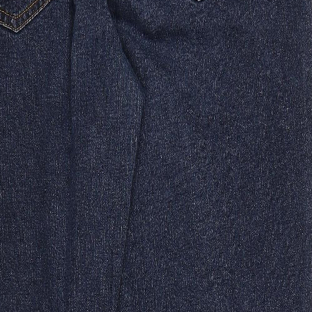 Simply Be Womens Blue  Denim Straight Jeans Size 16 L28 in