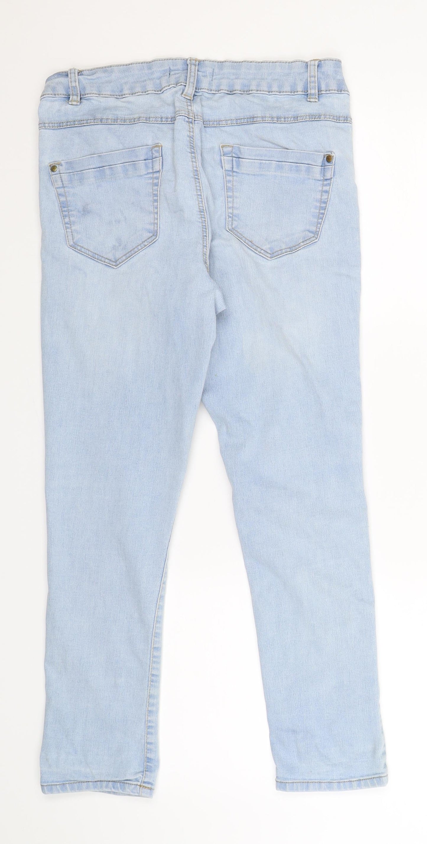 George Womens Blue  Denim Skinny Jeans Size 10 L25 in