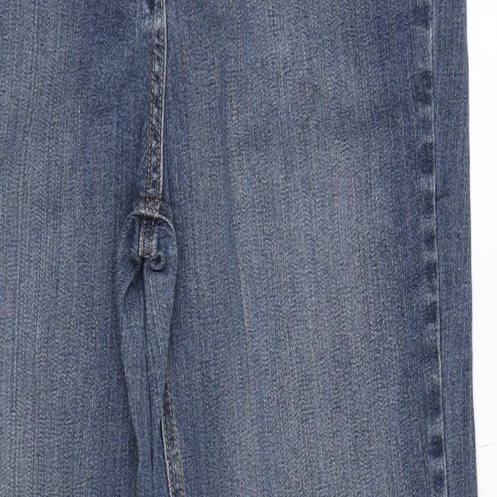 Papaya Womens Blue  Denim Straight Jeans Size 12 L27 in