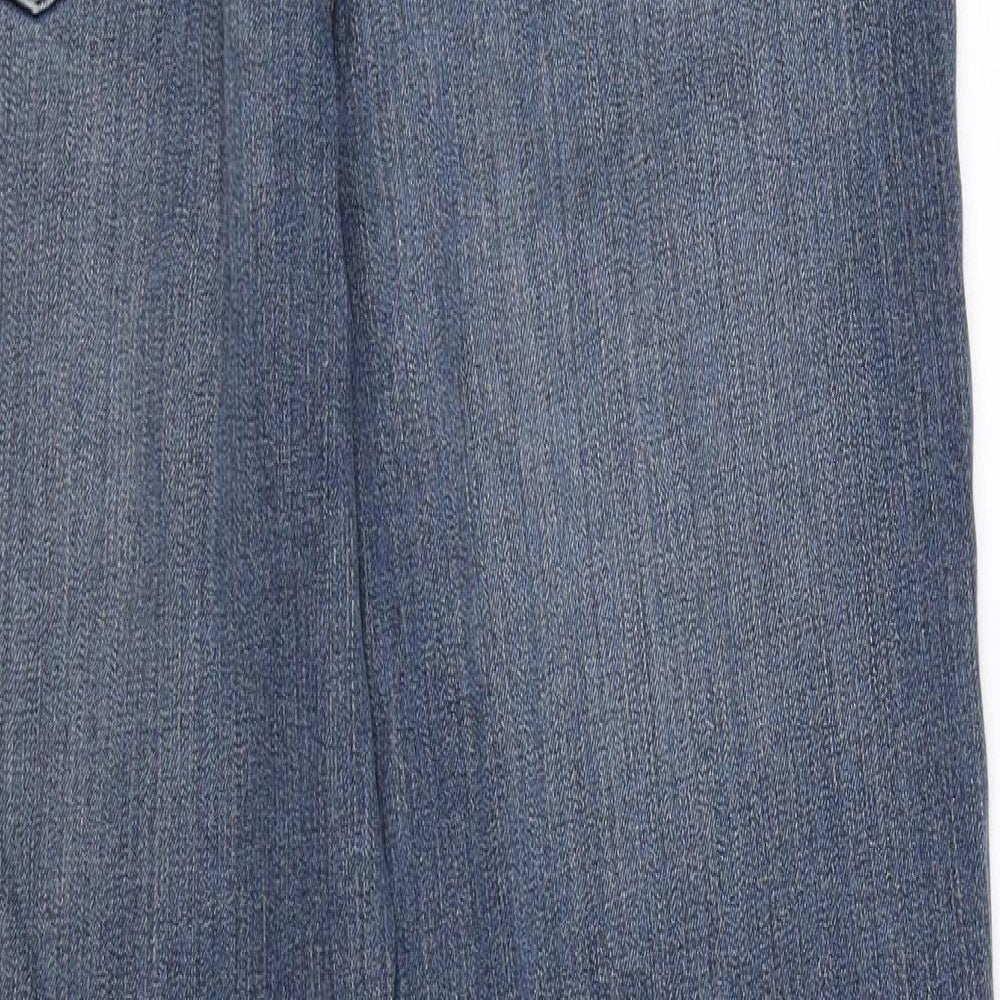 Papaya Womens Blue  Denim Straight Jeans Size 12 L27 in