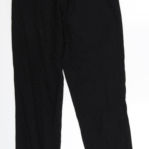 Robell Womens Black   Trousers  Size 12 L27 in