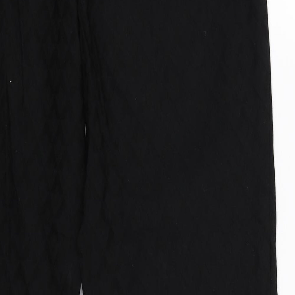 Robell Womens Black   Trousers  Size 12 L27 in