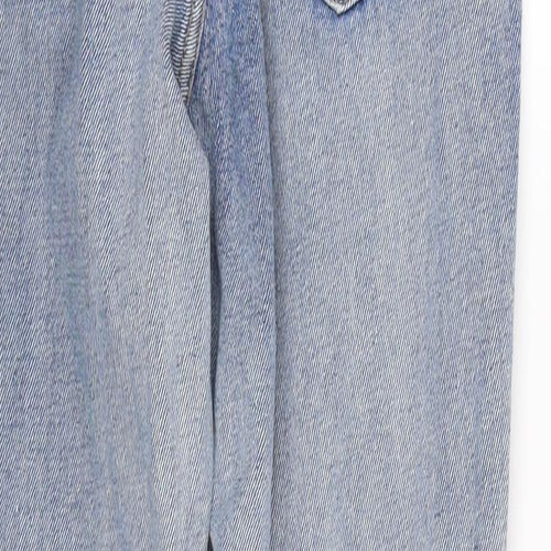 The Rockn Rev Womens Blue  Denim Mom Jeans Size 8 L27 in
