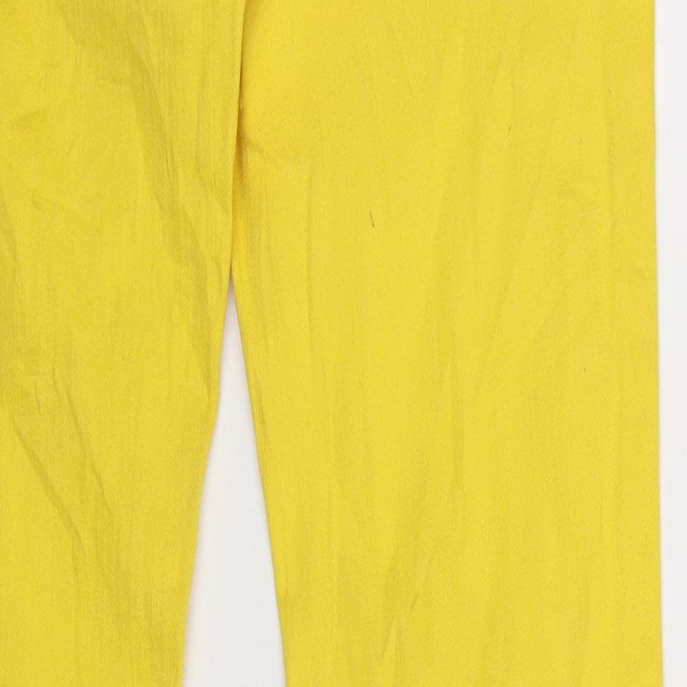 Reverse Womens Yellow  Denim Skinny Jeans Size 32 in L32 in