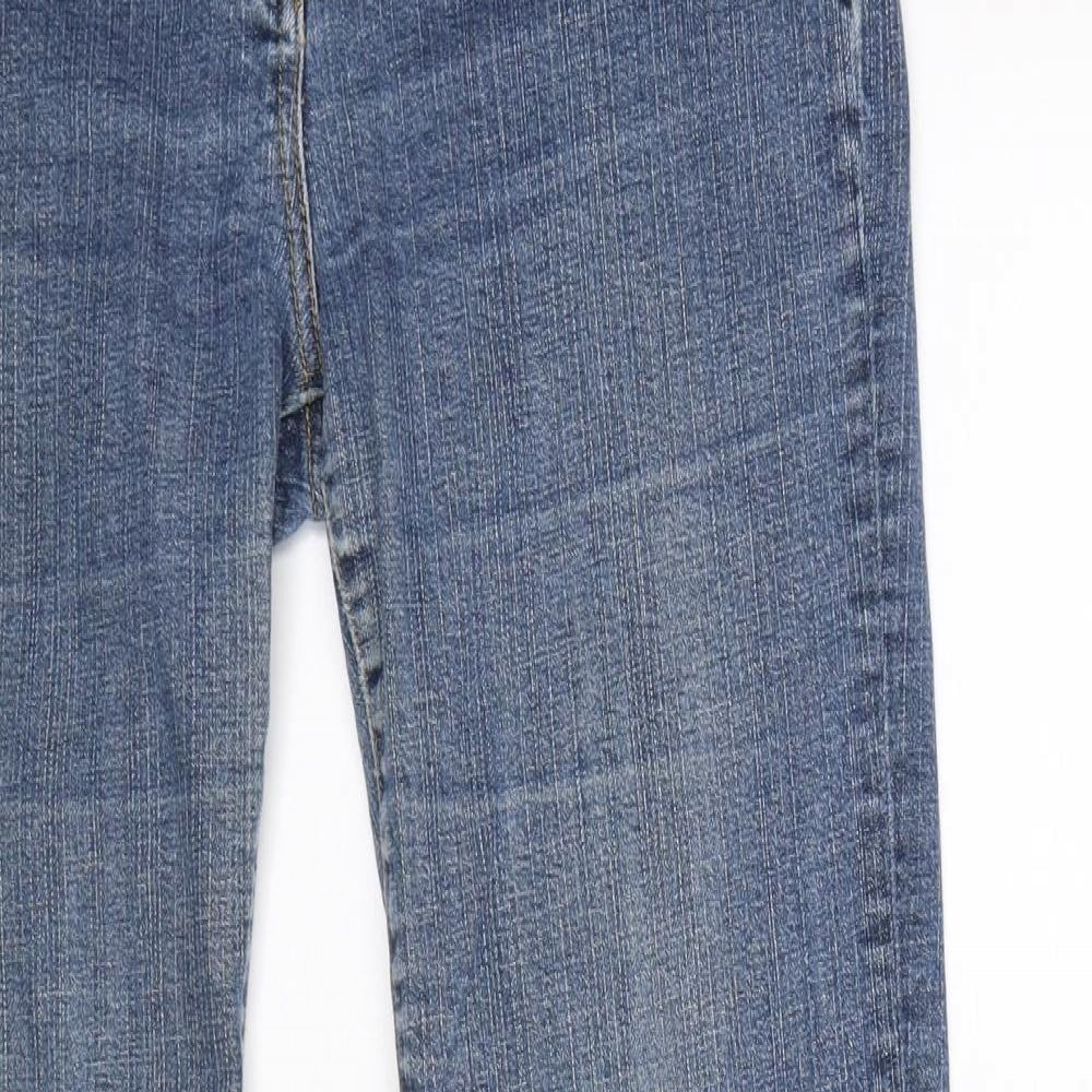 NEXT Womens Blue  Denim Bootcut Jeans Size 14 L32 in