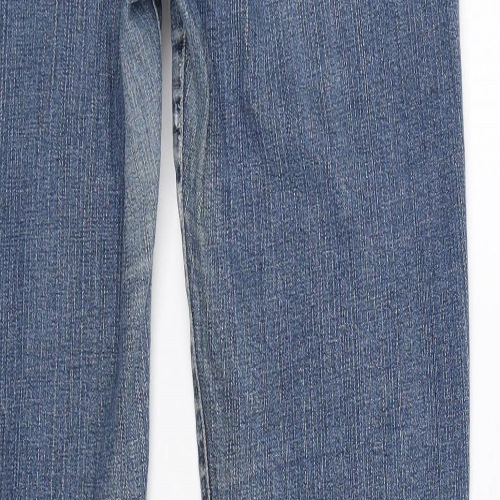 NEXT Womens Blue  Denim Bootcut Jeans Size 14 L32 in