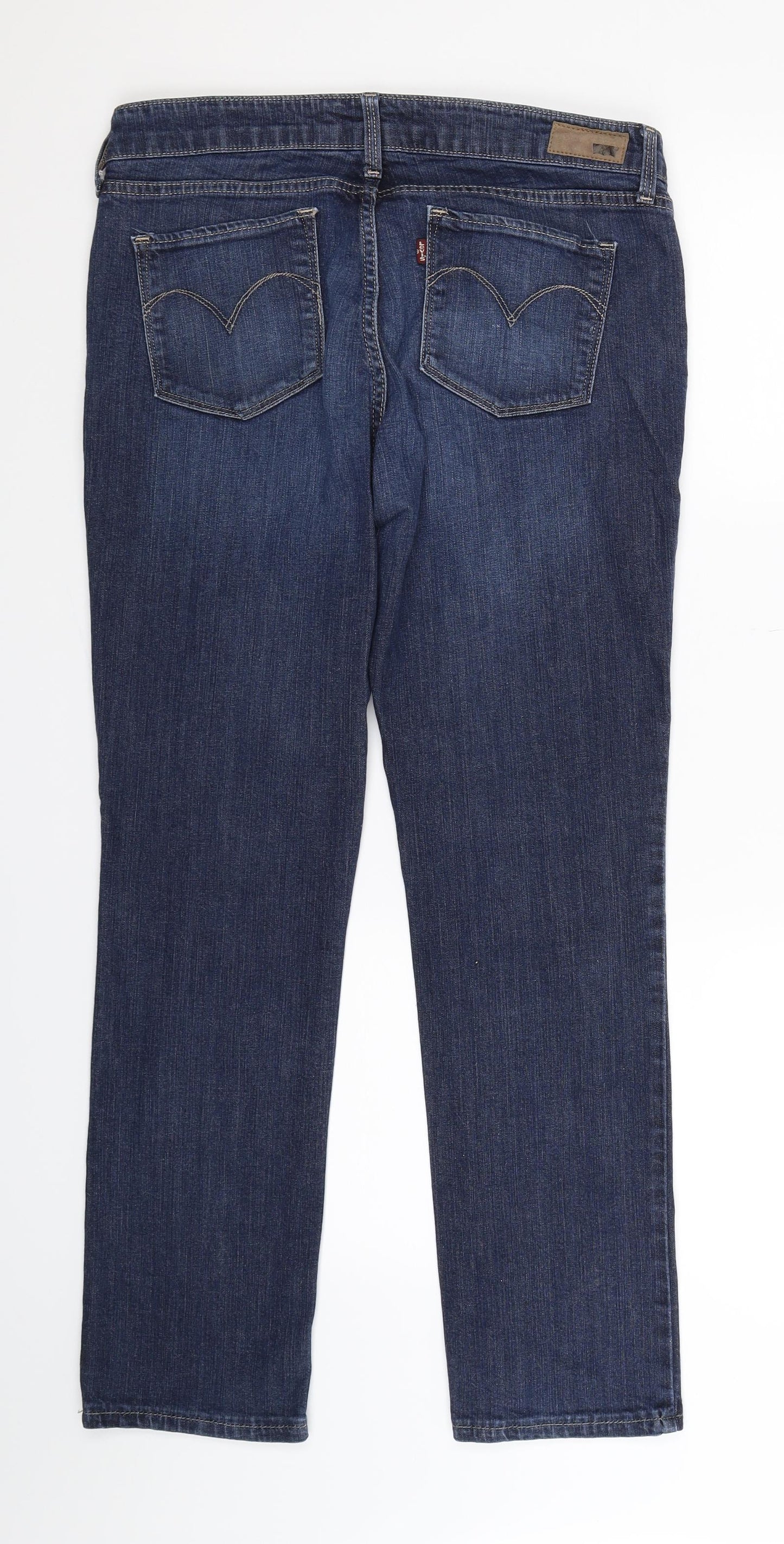 Levi's Womens Blue  Denim Skinny Jeans Size 10 L29 in