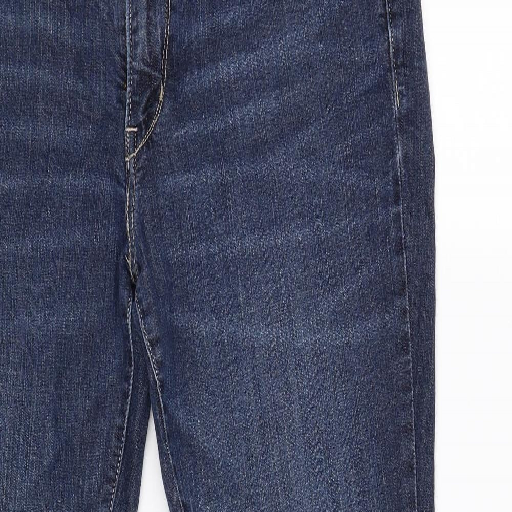 Levi's Womens Blue  Denim Skinny Jeans Size 10 L29 in