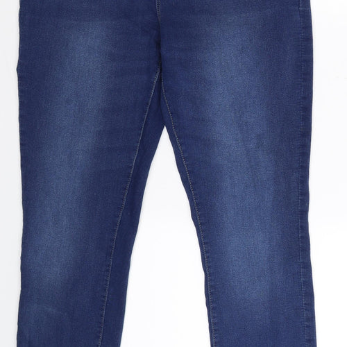 Denim Co Womens Blue  Denim Skinny Jeans Size 14 L27 in