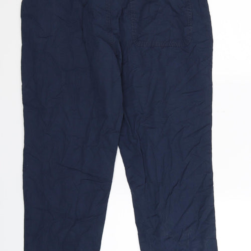 Dobber Womens Blue   Chino Trousers Size 32 in L27 in