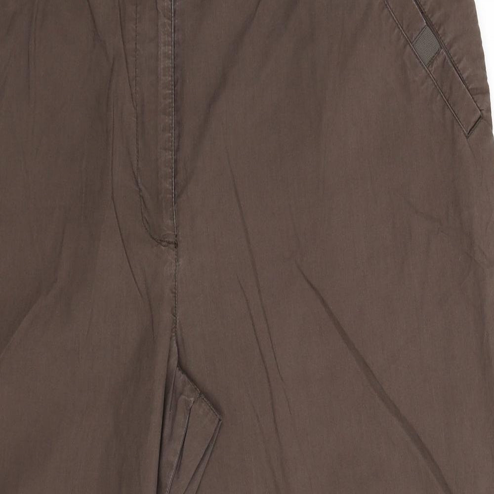 Bcasual Womens Grey   Cropped Trousers Size 18 L21 in
