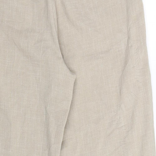 Brandtex Womens Beige   Trousers  Size 16 L25 in