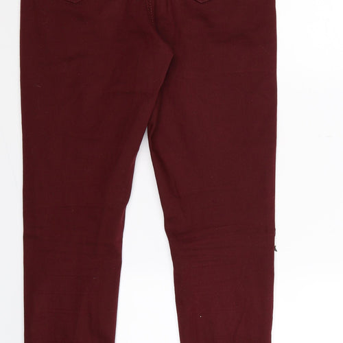 Portobello Womens Brown  Denim Jegging Jeans Size 10 L30 in