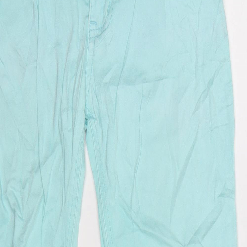 My Christy Womens Green  Denim Jegging Jeans Size S L27 in