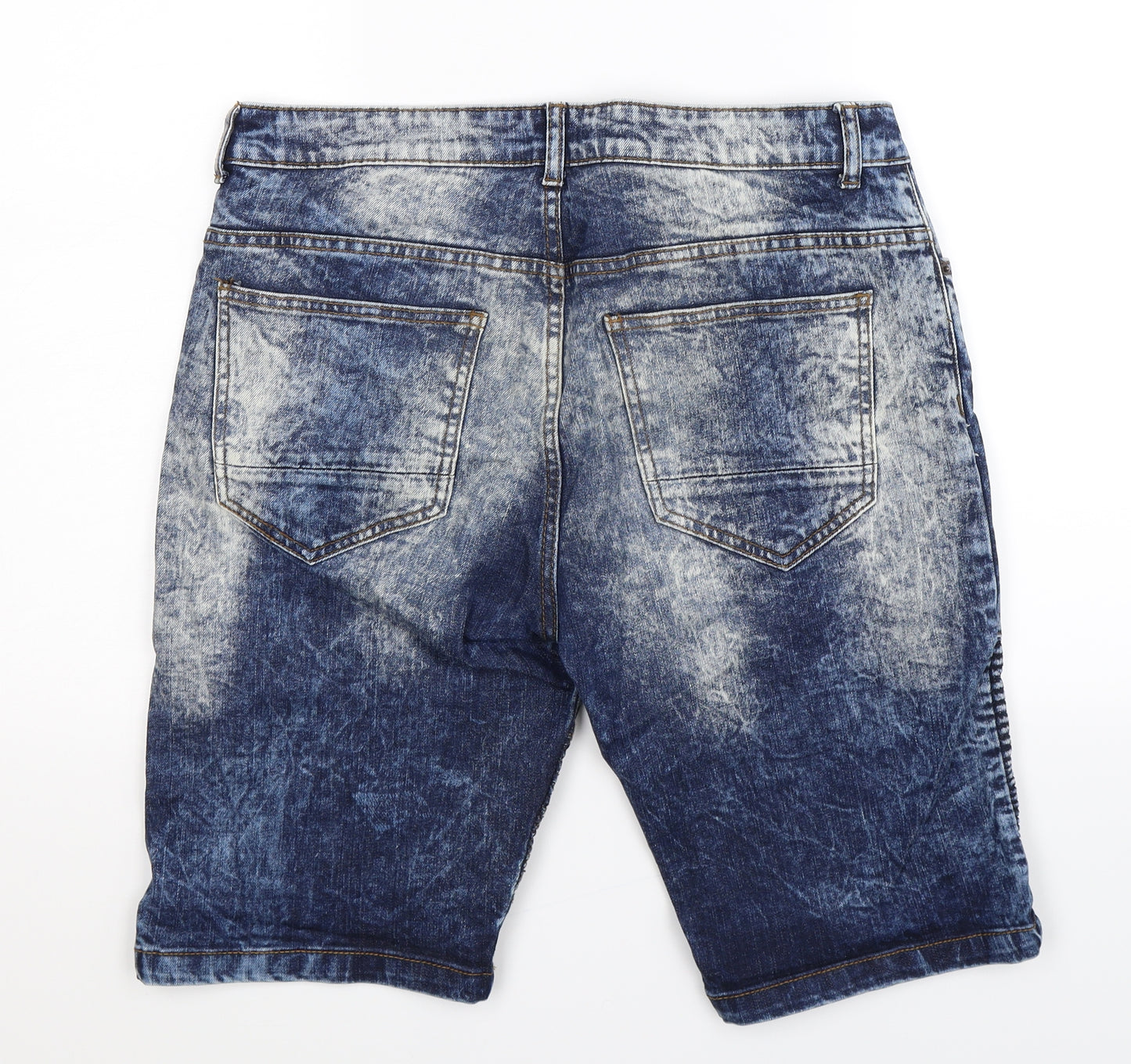 Denim Co Mens Blue  Denim Bermuda Shorts Size 34