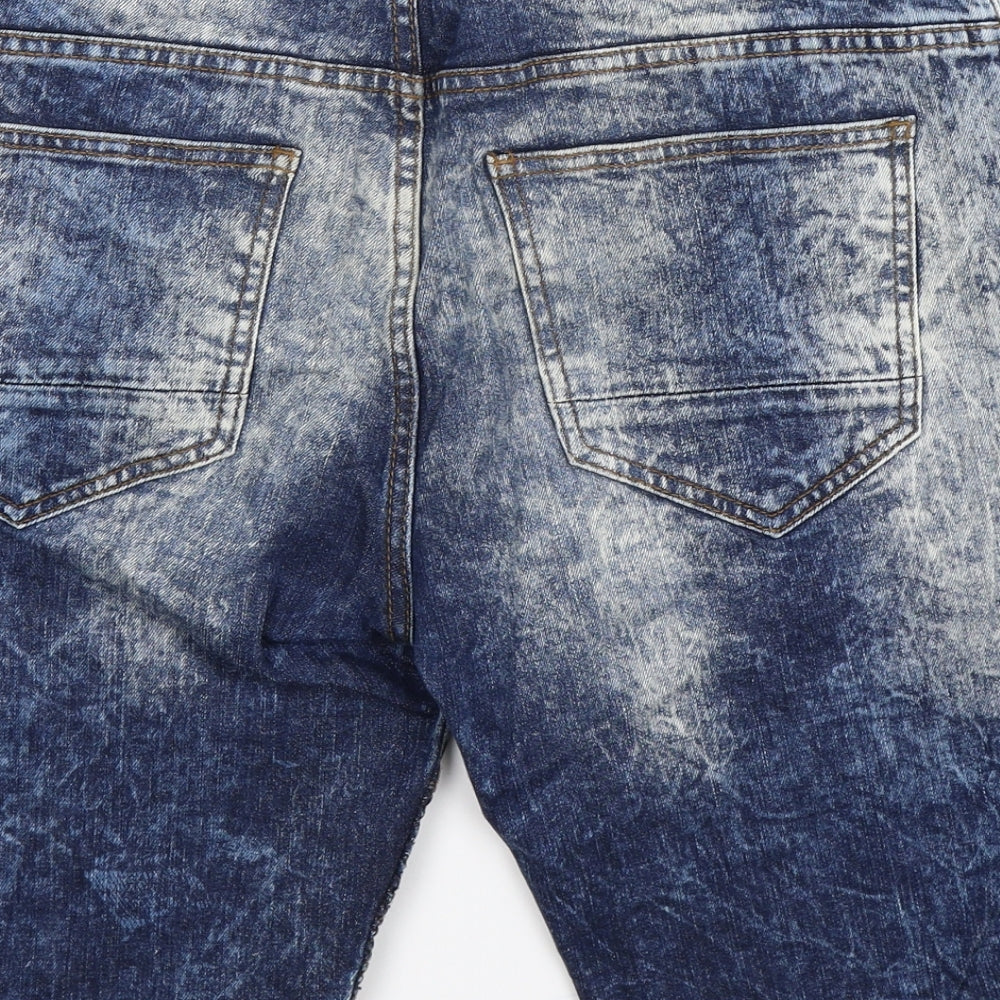 Denim Co Mens Blue  Denim Bermuda Shorts Size 34