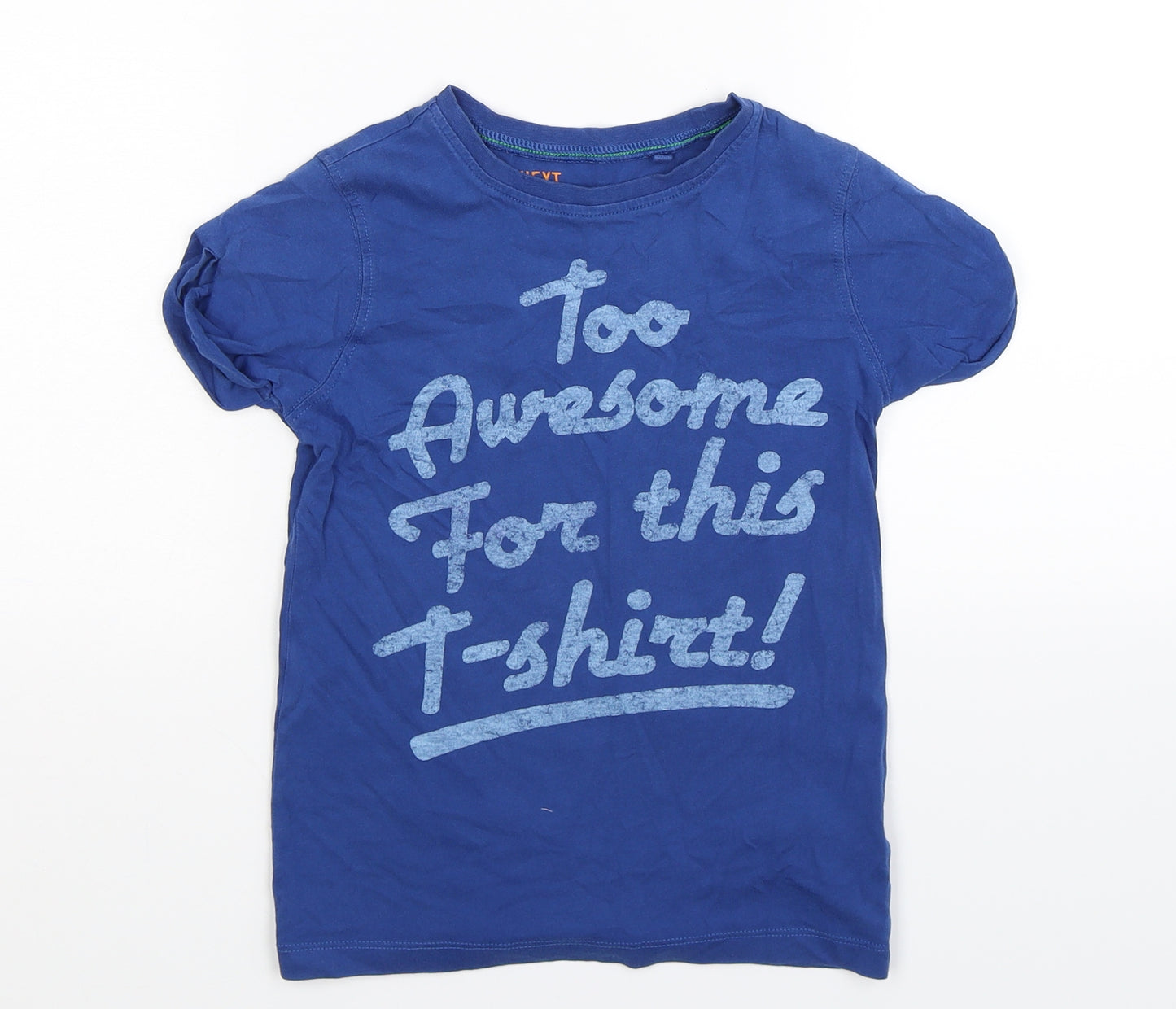 NEXT Boys Blue   Basic T-Shirt Size 5 Years