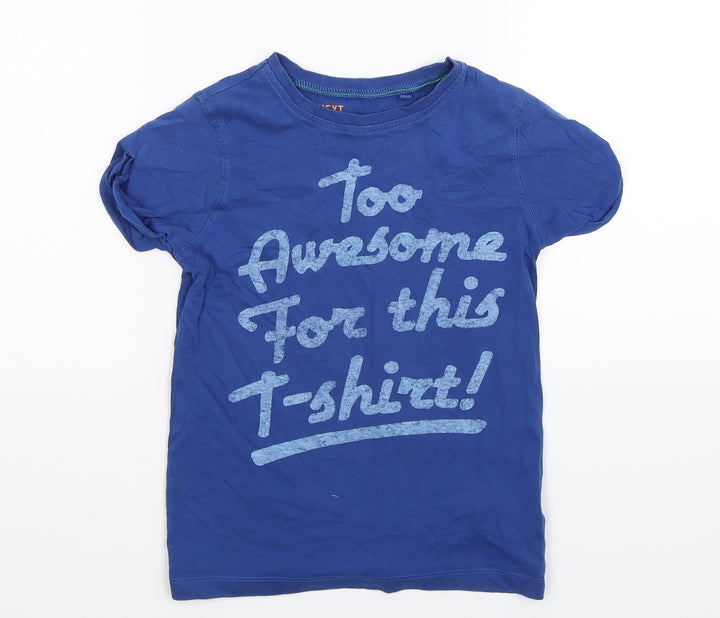 NEXT Boys Blue   Basic T-Shirt Size 5 Years