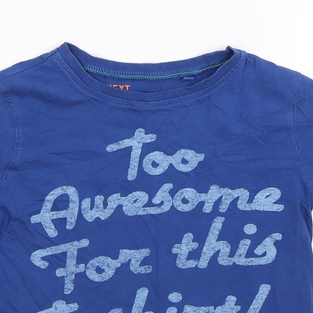 NEXT Boys Blue   Basic T-Shirt Size 5 Years