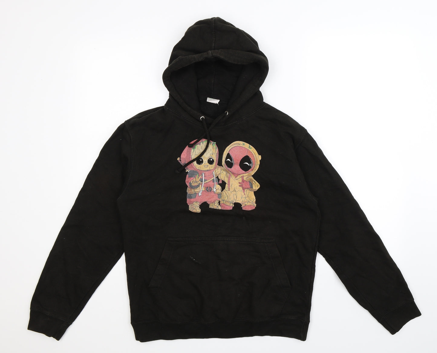 All We Do is Mens Black   Pullover Hoodie Size S  - Deadpool