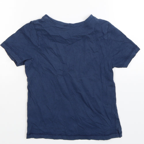 George Boys Blue   Basic T-Shirt Size 5-6 Years