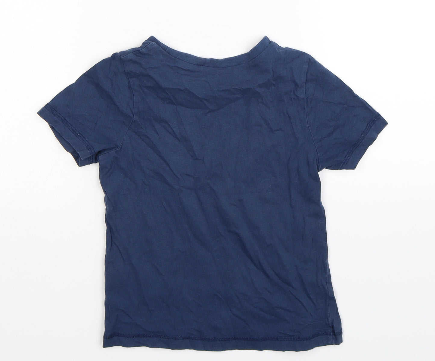 George Boys Blue   Basic T-Shirt Size 5-6 Years
