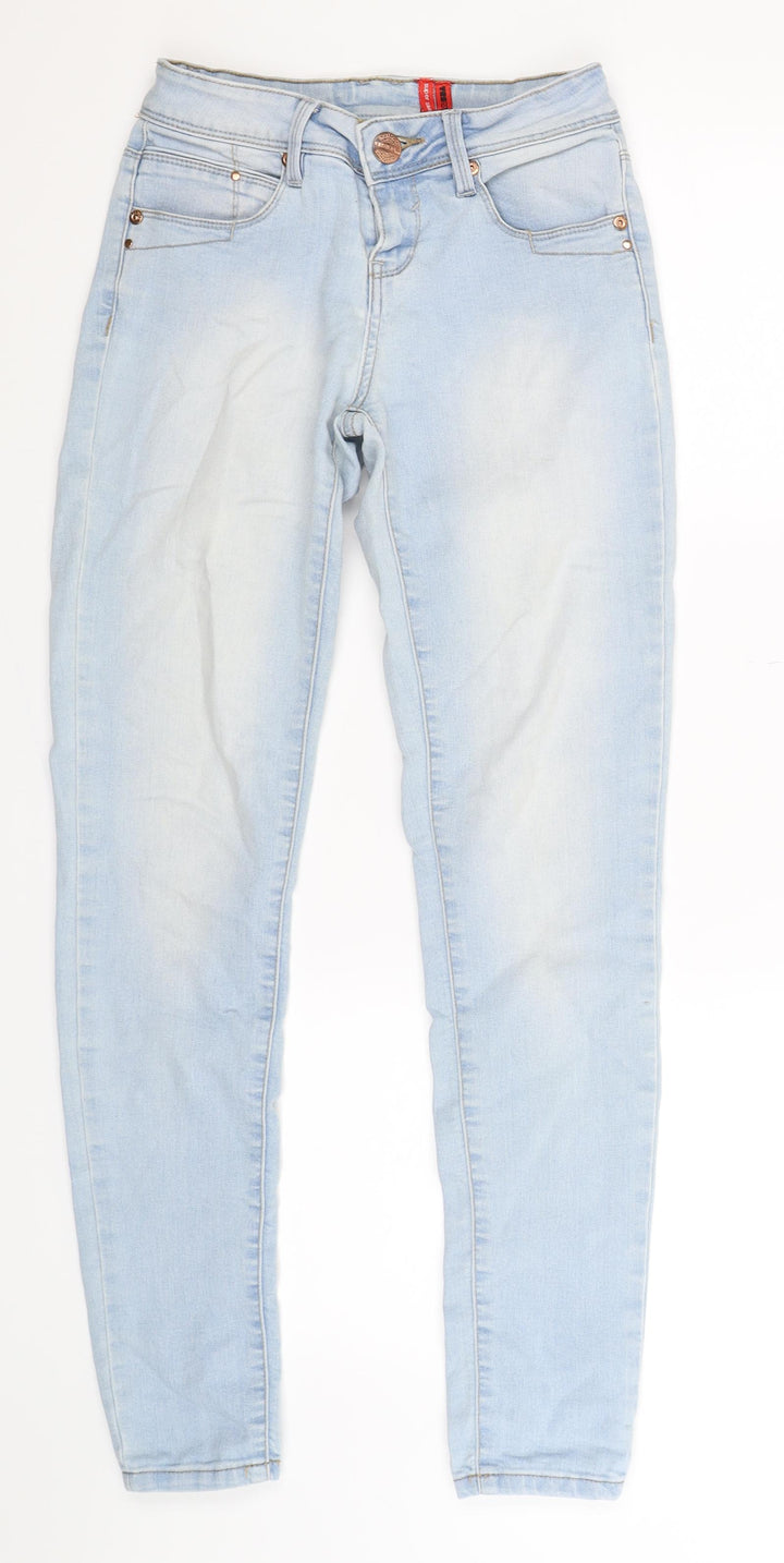 New Look Womens Blue Denim Skinny Jeans Size 6 L28 in