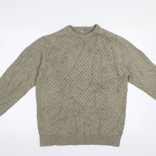 Tu Man Mens Brown   Pullover Jumper Size M