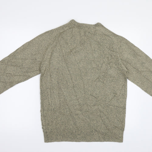 Tu Man Mens Brown   Pullover Jumper Size M
