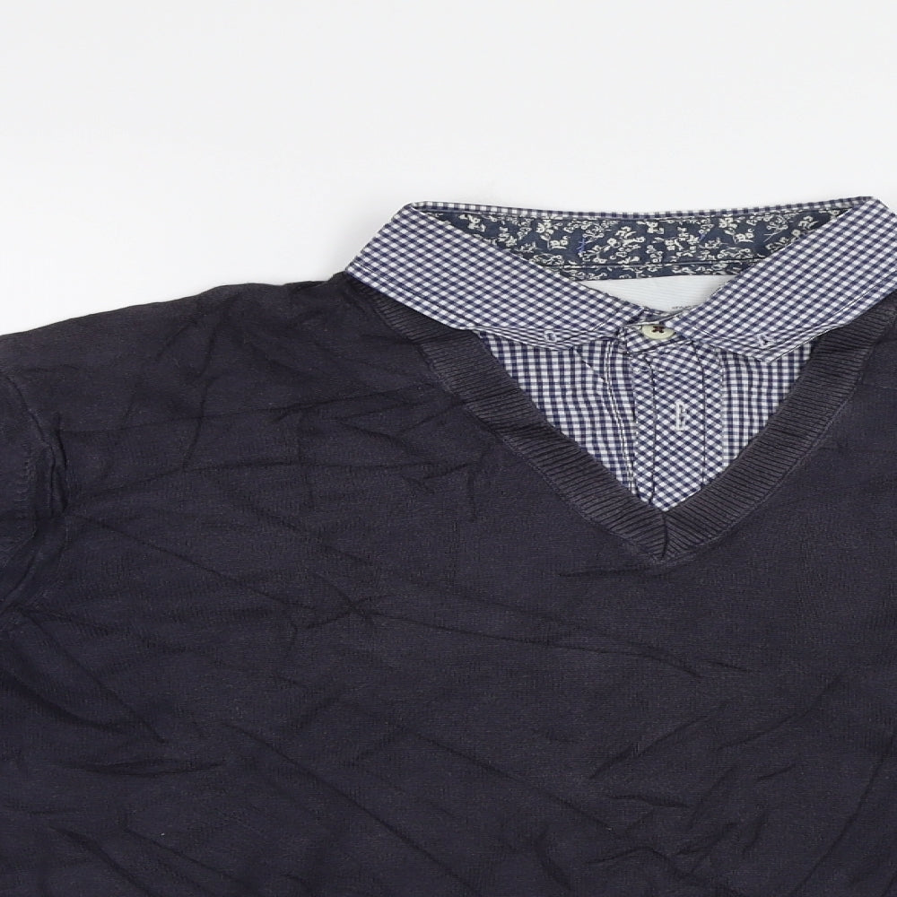 NEXT Mens Blue   Cardigan Sweatshirt Size M