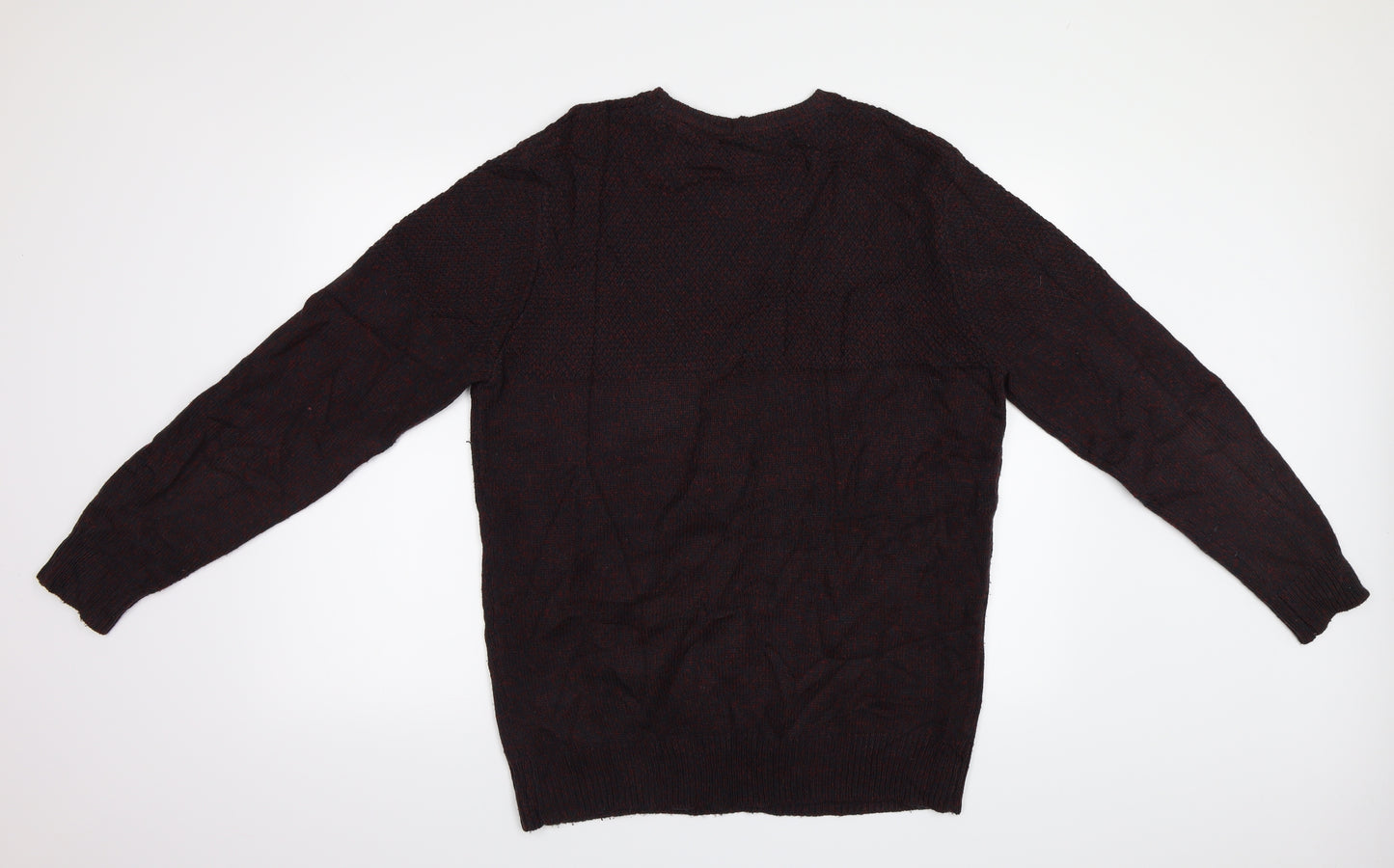 Peacocks Mens Purple   Pullover Jumper Size L