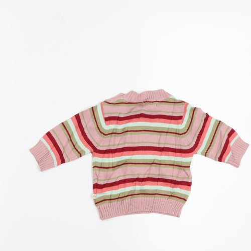 name it Girls Pink   Pullover Jumper One Size