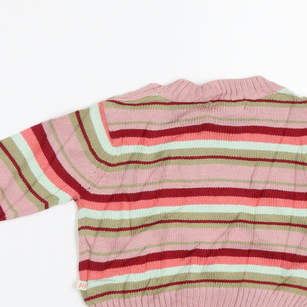 name it Girls Pink   Pullover Jumper One Size