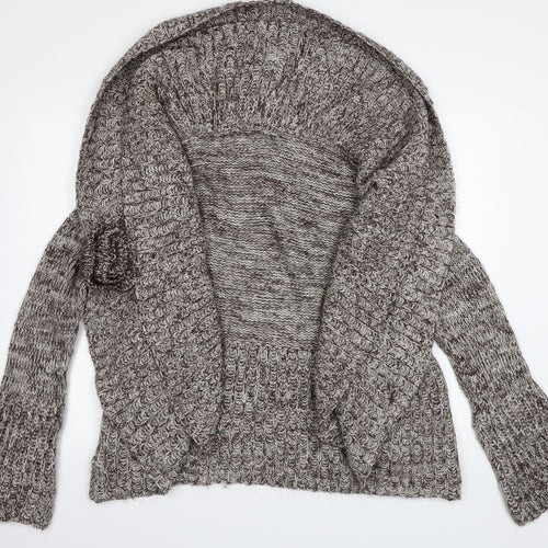 United Nations Womens Brown   Cardigan Jumper Size S