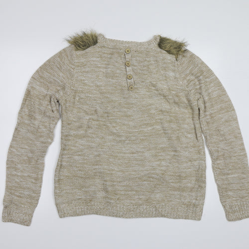 George Womens Beige   Pullover Jumper Size 14