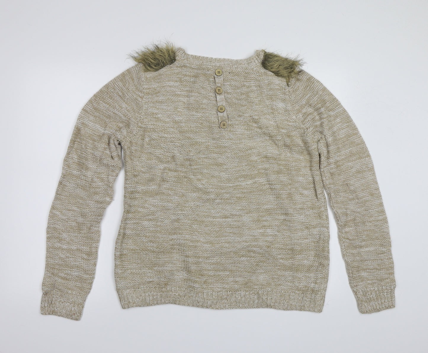 George Womens Beige   Pullover Jumper Size 14