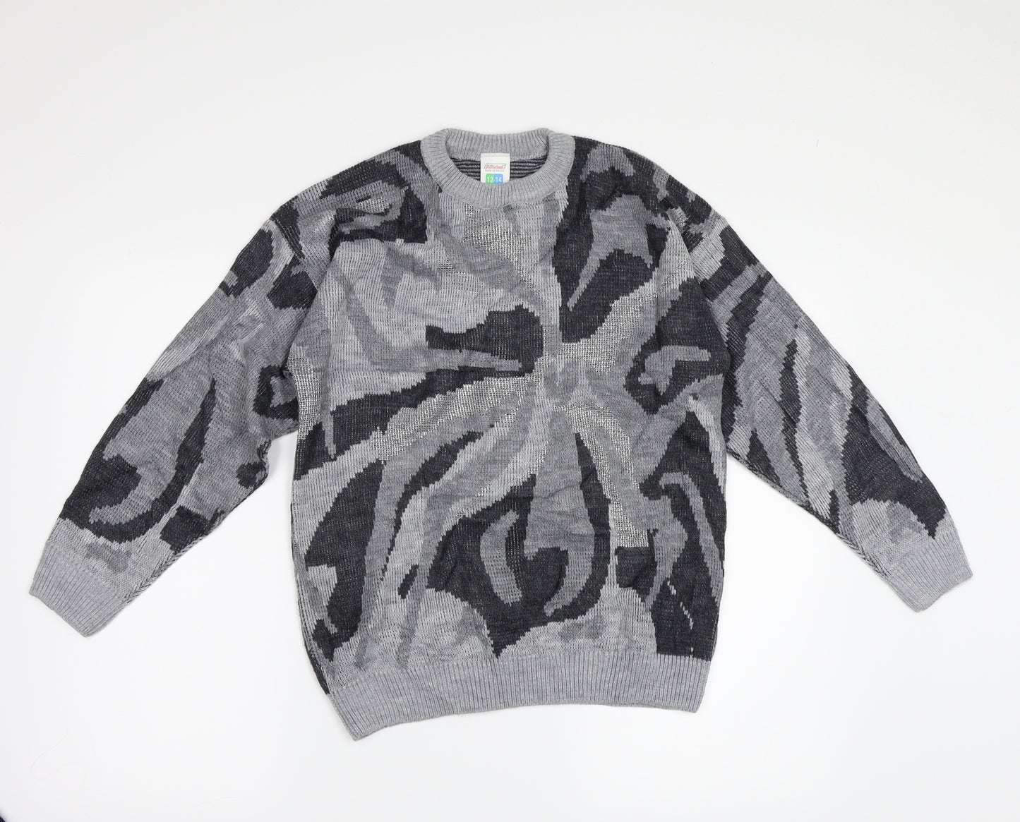 Marks and Spencer Womens Grey   Pullover Jumper Size 12  - Glittery