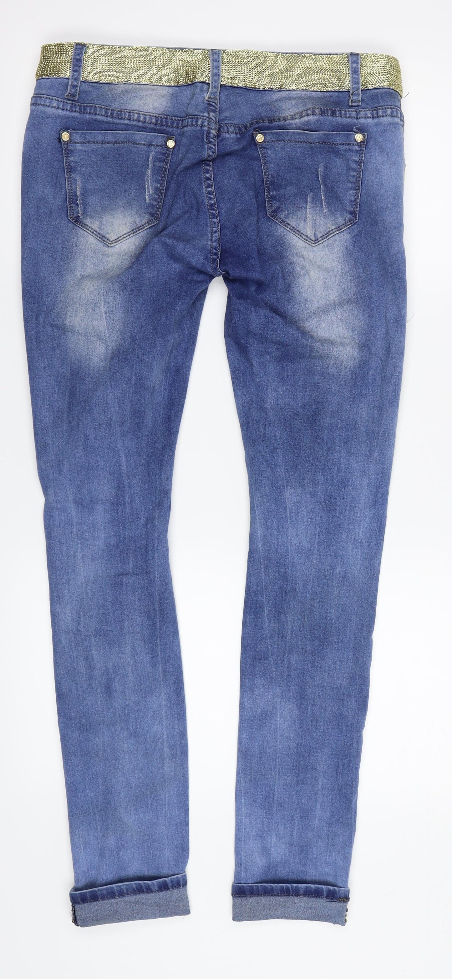 Girl Vivi Womens Blue  Denim  Jeans Size 12 L30 in