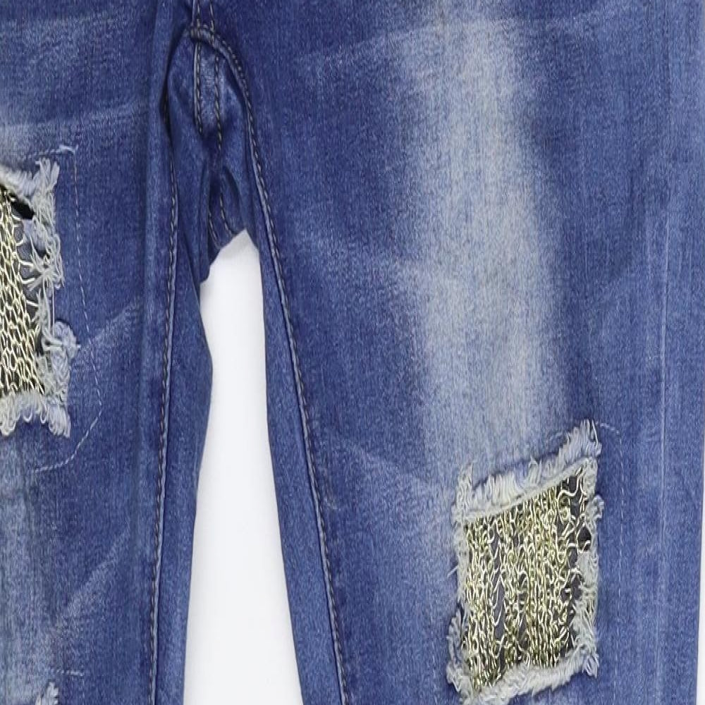 Girl Vivi Womens Blue  Denim  Jeans Size 12 L30 in