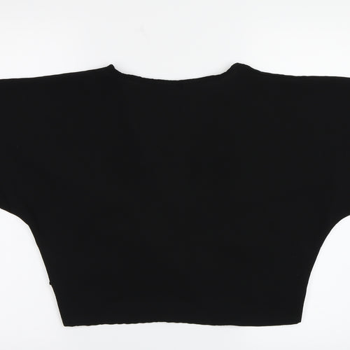 PRETTYLITTLETHING Womens Black   Basic Blouse Size 12