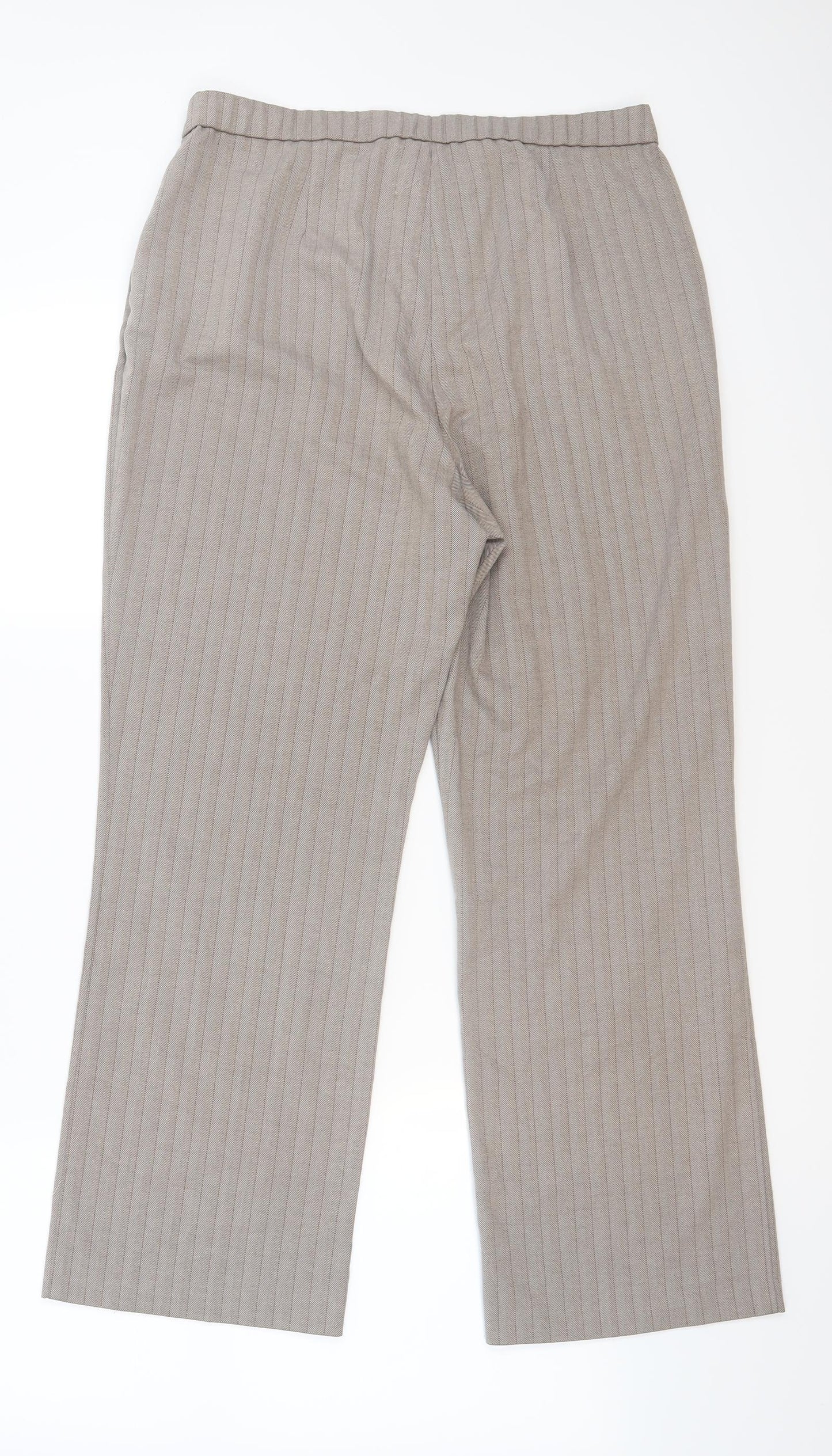 Magi Womens Beige   Trousers  Size 16 L26 in