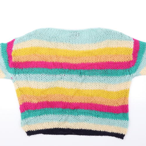 Essentiel Womens Multicoloured Striped  Pullover Jumper Size S