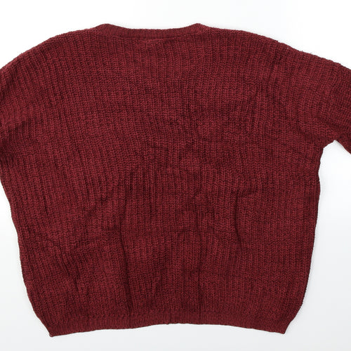 Hearts & Bows Womens Red   Basic Blouse Size 16