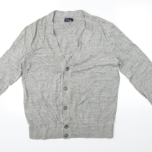 Gap Mens Grey   Cardigan Jumper Size M