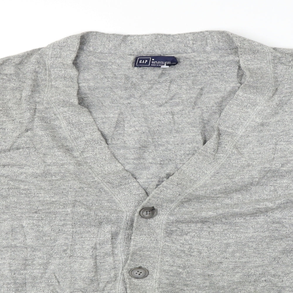 Gap Mens Grey   Cardigan Jumper Size M