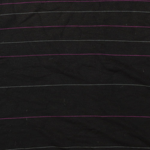 Richmond & Watts Mens Black Striped  Pullover Jumper Size M