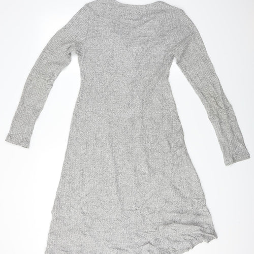 Monteau Womens Grey   Cardigan Jumper Size M