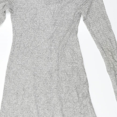 Monteau Womens Grey   Cardigan Jumper Size M