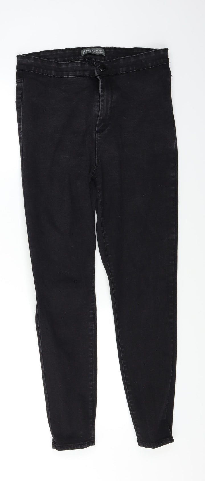 Denim co Womens Black Denim Skinny Jeans Size 16 L26 in